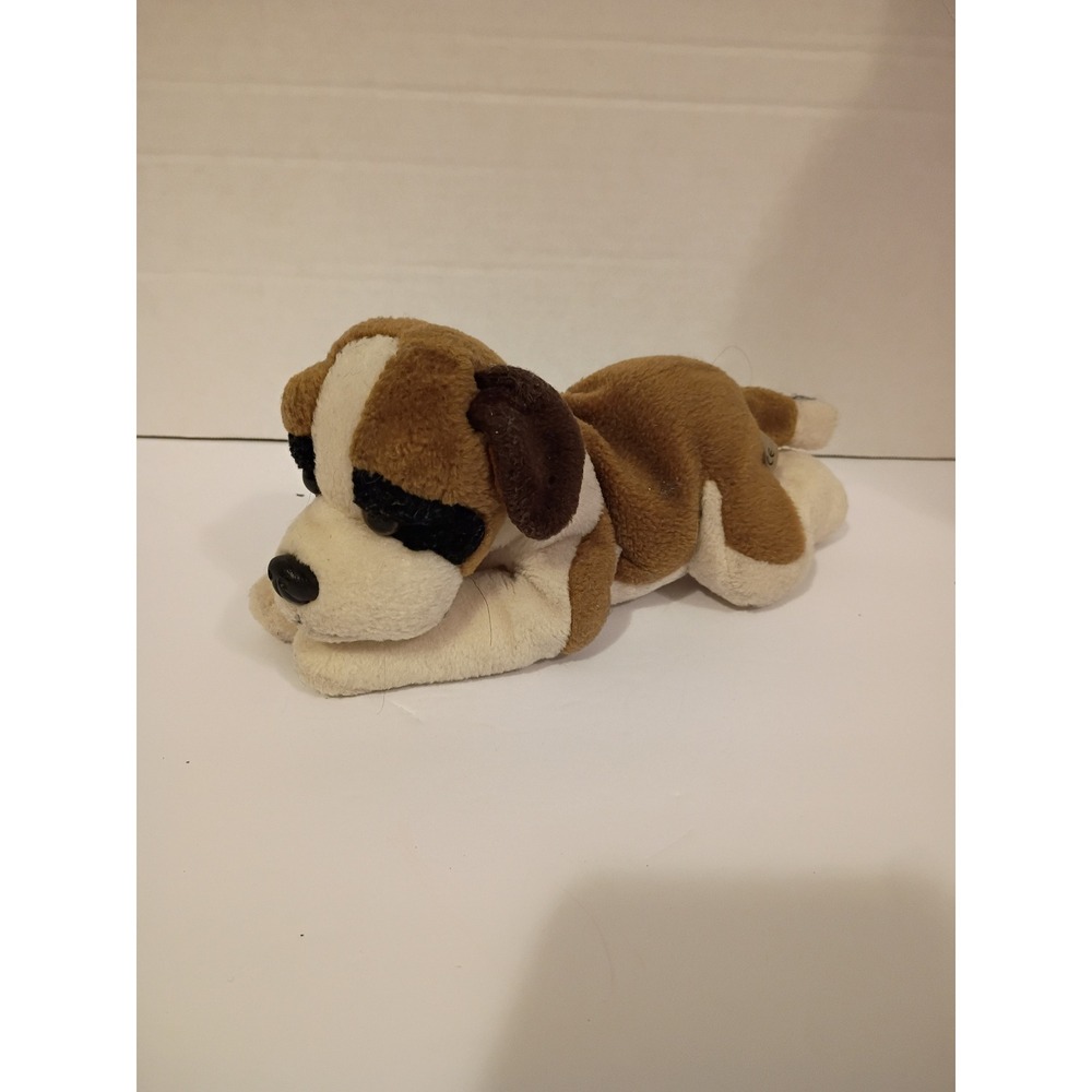 Russ Berrie Puppy Parade Saint Bernard Plush Brown White Dog Stuffed Animal 3090
